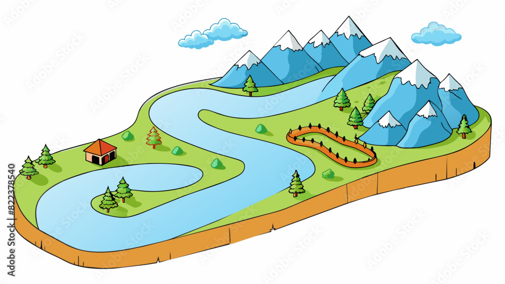 Poster like a river flowing through a vast landscape the essay took the reader on a journey of discovery an