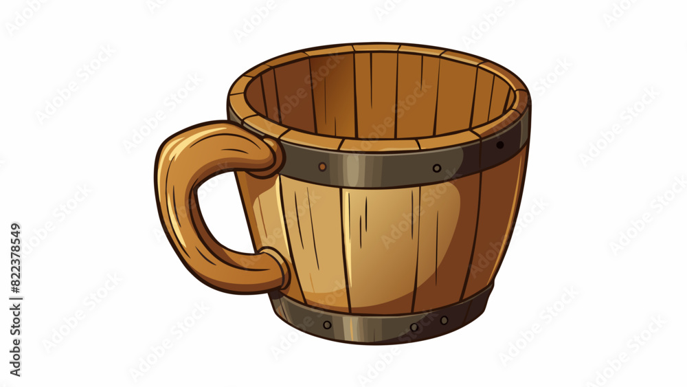 Aufkleber made of wood this cup has a rustic handcrafted feel. its exterior is rough and unfinished but the in