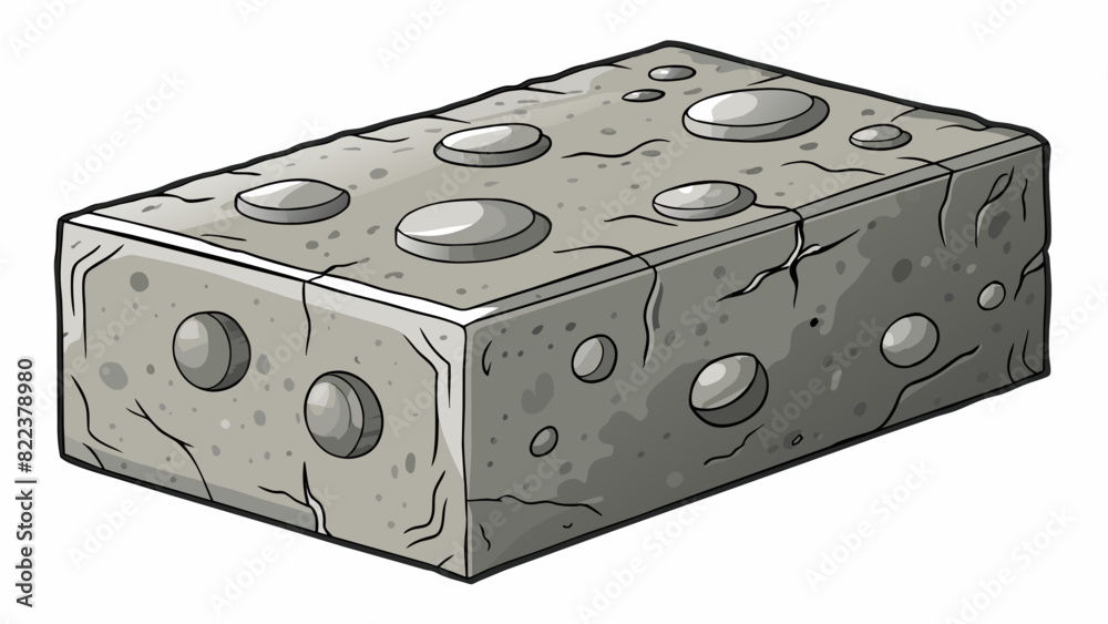 Poster The fourth word is heavy and dense with a sy frame and rough exterior. It is often used for construction or as a protective barrier thanks to its. Cartoon Vector