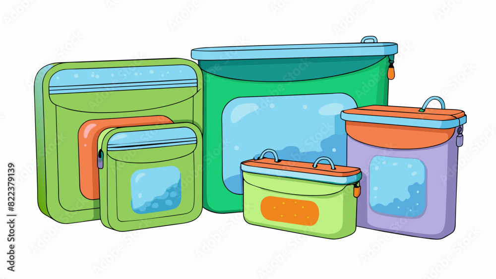 Poster the pack is a set of six reusable waterproof silicone ziplock bags of various sizes. they are freeze