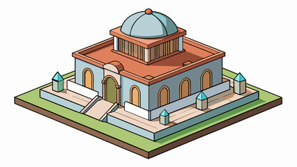 A architectural model is a miniature version of a building constructed with accuracy and attention to detail. It may be made out of materials such as. Cartoon Vector