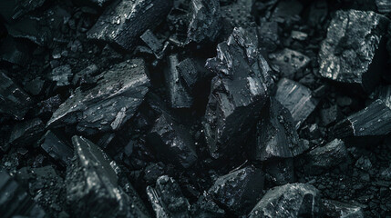 Coal_ n a coal mine close up