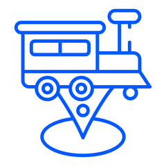 Train Point Linear Color