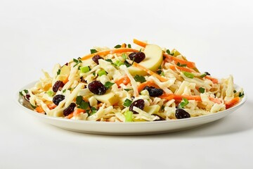 Crunchy Apple-Raisin Coleslaw Perfect for Any Occasion