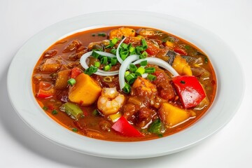 Hearty Asaro Stew with Plum Tomatoes and Ground Crayfish