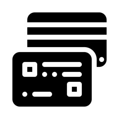 credit card glyph icon