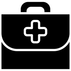 medical kit solid icon