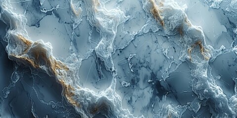 Detailed close-up of a smooth, polished marble surface with intricate veining and subtle variations in color