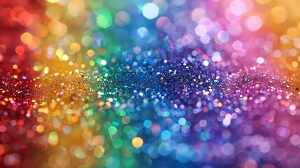 A colorful, multi-colored background with many small, colorful dots