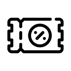 coupon line icon
