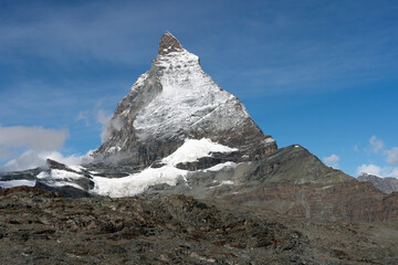 The Matterhorn, Alps in Zermatt Switzerland