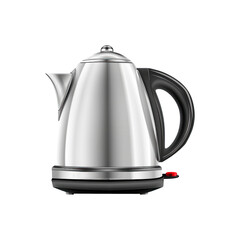 Fototapeta premium Stainless steel kettle. Isolated on transparent background.