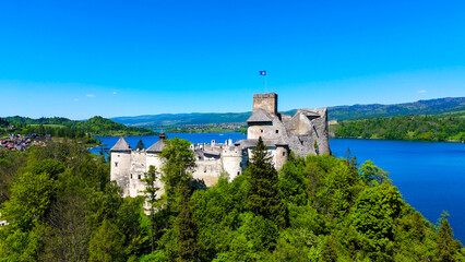 Niedzica Castle, in Poland. © Aerial Pictures