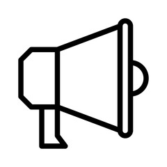 megaphone line icon