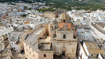 Naklejka premium Ostuni, in Puglia, Italy.