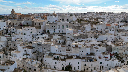 Fototapeta premium Ostuni, in Puglia, Italy.