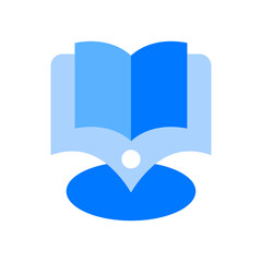 Book Point Blue Flat