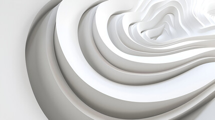 Abstract white background with spiral ,Abstract white soft waves background, Abstract white background with curved lines