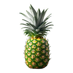 Obraz premium Pineapple isolated on a transparent background