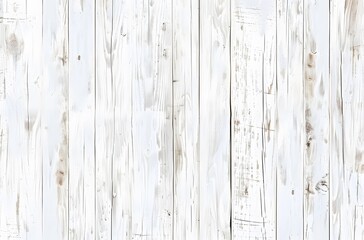 Obraz premium Distressed White Wooden Background with Vintage Light Brown Planks