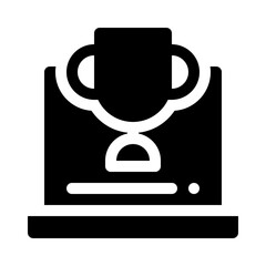 trophy glyph icon