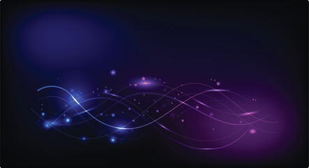 purple abstract wavy light background