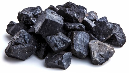 Obraz premium coal isolated on white