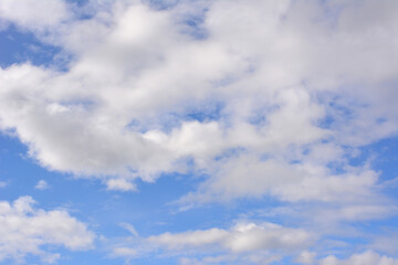 a blue sky with clouds and a few clouds wallpaper