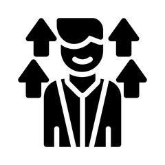 promotion glyph icon