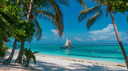 Serene Beauty Of Zanzibar: Sandy Beaches, Sailing Dhows, and Stunning Sunsets