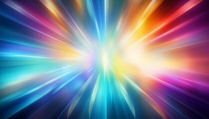 Obraz premium abstract rainbow background with rays