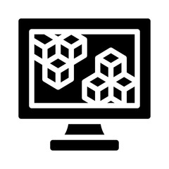 block glyph icon