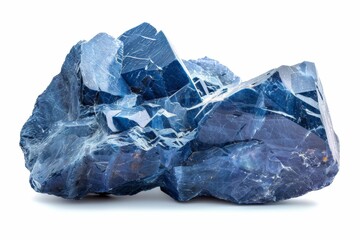 Obraz premium mineral stone isolated on white background