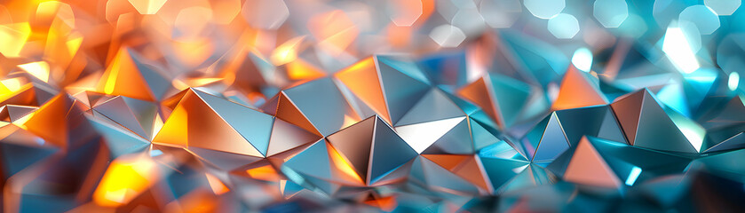 Glossy Abstract Triangles: A Photo realistic Representation of Sharpness and Innovation in Technology   Conceptual Digital Art on Adobe Stock