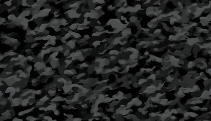 Fototapeta premium texture camouflage black background, night pattern