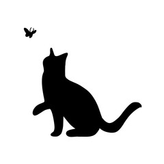 black cat silhouette