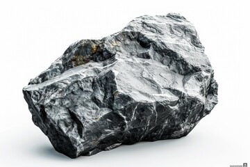 Obraz premium mineral stone isolated on white background