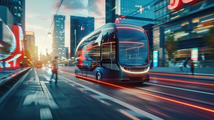 Transportation and technology concept. ITS (Intelligent Transport Systems). Mobility as a service.