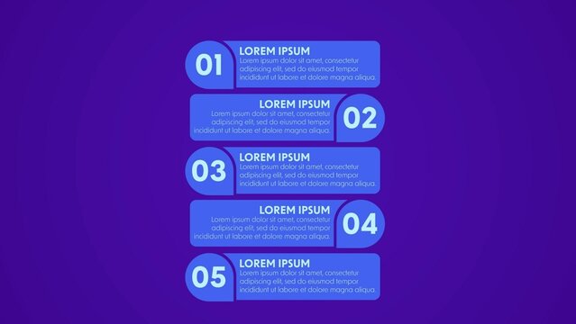 Clean Modern Points With Details Infographics Template