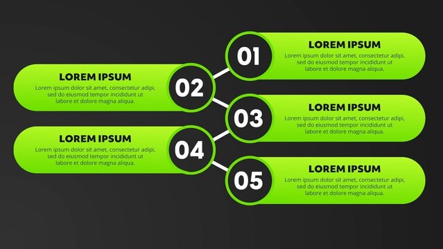 Clean Timeline With Points Infographic