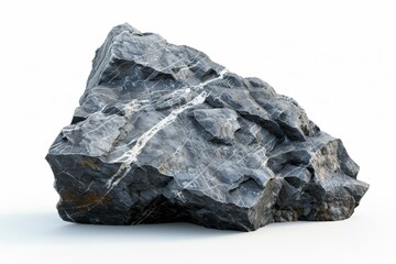 Obraz premium mineral stone isolated on white background