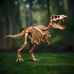 excavations of dinosaur. The remains of the skeleton found images 