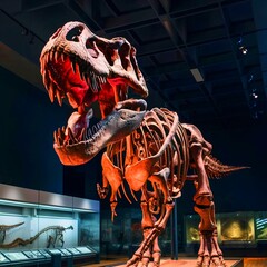 excavations of dinosaur. The remains of the skeleton found images 