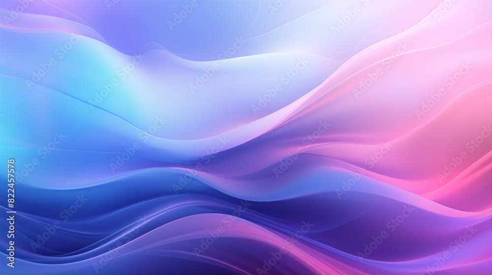 Poster a dynamic abstract flowing neon wave background in a japanese vaporwave style, with soft pastels and