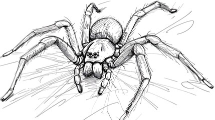 Obraz premium fear, halloween, outline, creepy, spider, graphic, horror, insect, silhouette, bug, web, danger, illustration, poisonous, animal, black, icon, symbol, vector, haunted, mark, signs, logotype, widow, el