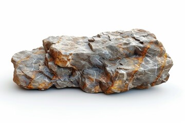 mineral stone isolated on white background