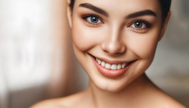 Close up di bellissimo sorriso II