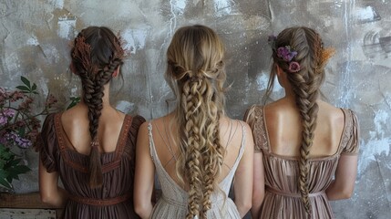 boho braid combinations, create a one-of-a-kind look by combining various boho braid styles for a chic hairstyle ideal for music festivals and bohemian weddings