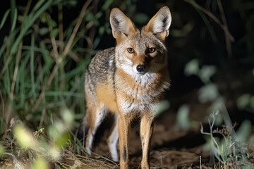 Fototapeta premium Wild Animals Under the Moonlight