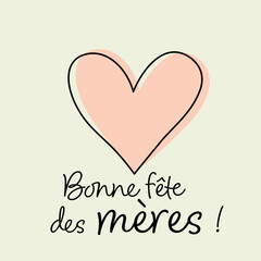Carte fête des mères